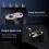 (Chrome) Torch Lighter Triple Jet Flame Refillable Butane Cigar Lighter Windproof Lighter With Cigar Punch Rest Holder 4