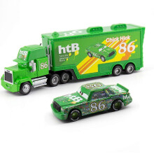 (E) Cars Chick Hicks Lightning McQueen Mack Hauler Truck & Car Toy Boys Birthday Gifts
