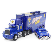 (G) Cars Chick Hicks Lightning McQueen Mack Hauler Truck & Car Toy Boys Birthday Gifts
