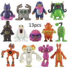 13Pcs/set My Singing Monsters Mini Figure Toys Set,Wubbox Noggin Toe Jammer Models Decor Boys Girls Birthday Gift