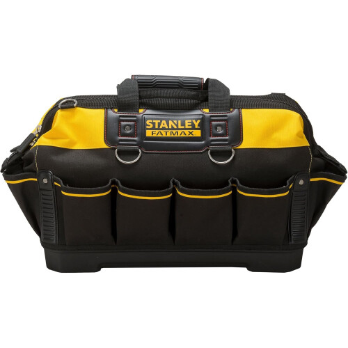 STANLEY STANLEY FATMAX Technician Tool Bag, Heavy Duty 600 Denier and Leather, Multifunctional Tool Storage Organiser 1