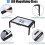 Rectangular Magnifier for Visually Impaired 3x Full Page Magnifier Magnifier with Hands-free Light 2