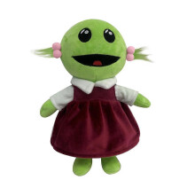 11.8inch Nanalan Mona Plush Toy Cute Green Alien Soft Stuffed Doll Gift for Kid Adult