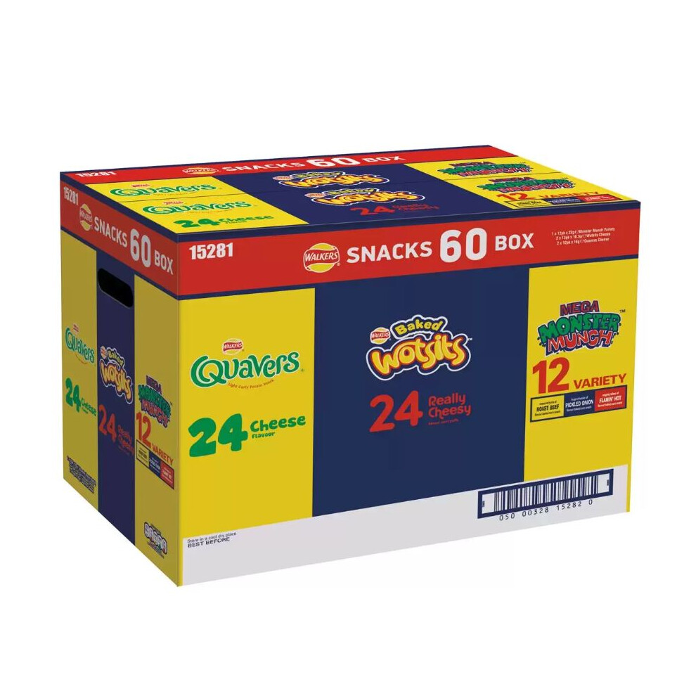 New Walkers Snack Variety Box 60 Pack