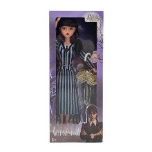 (C) Wednesday Addams Dolls, Halloween Wednesday Dress Dolls Toy For Kids Girls Fans