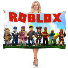 (75*150cm, A) 75 x 150cm Roblox Beach Towels Microfibre Swimming Bath Towels Blanket Towels