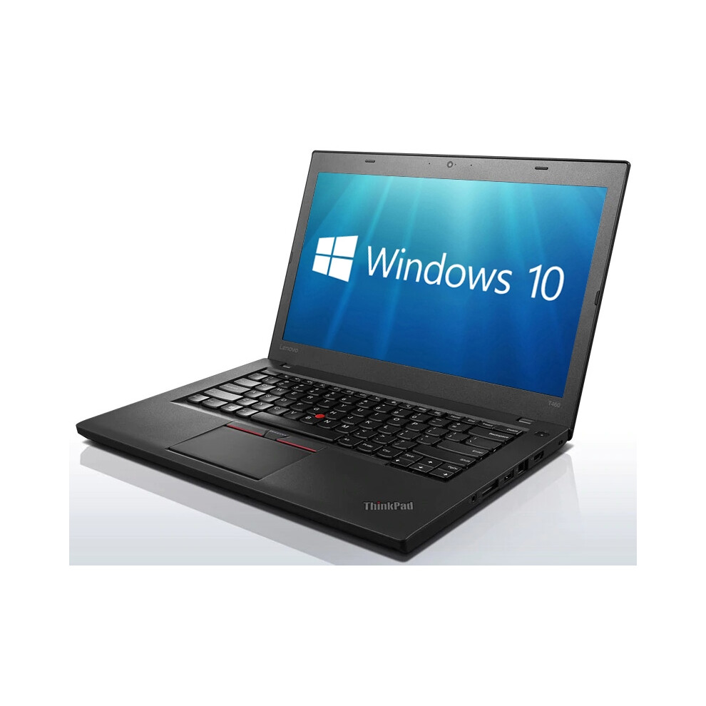 Lenovo ThinkPad T460 Laptop - 14-inch Core i5-6200U 8GB 256GB SSD HDMI WebCam WiFi Windows 10 Pro