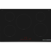 Bosch PIV831HB1E Series 6 5 Burner 80cm Induction Hob - Black