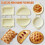 Mini Hand Pie Molds Fall Pie Mould Dough Presser Pocket Pie Mold Kitchen Tools 3