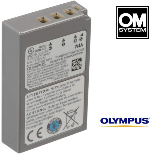OM System Olympus BLS-50 Li-Ion Battery