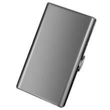 Cigarette Case For Women And Men - Lightweight And Portable Cigarette Box And Holds 12 100mm Cigarettes/bank Cards - Stylish Design