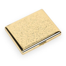 Unisex Lightweight Cigarette Case - Holds 12 x 100mm Cigarettes + Card Slots, Compact Anti-Fingerprint Design, Stylish Pocket Box ASIN B0CFPRWRQJ