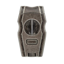 Cigar Cutter Zinc Alloy Integrated Stainless Steel V-shaped Scissors Cigar Drill Cigar Cutter