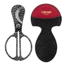 Cigar Cutter Hammer Patterned Stainless Steel Large Diameter Double Blade Handle Portable Cigar Cutter Knife