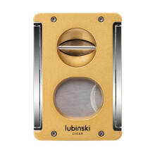 Cigar Cutter Multi-function Portable V Scissors Tapper Straight Snips Cigarette Holder Design With Leather Case