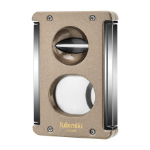Cigar Cutter Multi-function Portable V Scissors Tapper Straight Snips Cigarette Holder Design With Leather Case