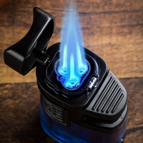 Cigar Suit Lighter Cigar Cutter Two-piece Set Three Direct Punching Windproof Lighter 2
