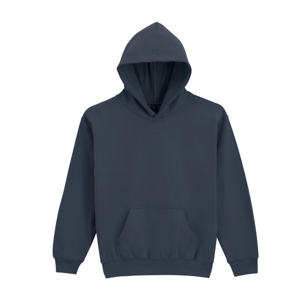 Gildan (L, Heather) Childrens/Kids Soft Touch Midweight Hoodie Boys Dark