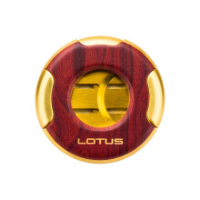 Cigar Cutter Meteor Double Blade Semi-automatic Opening And Closing Round Cigar Cutter