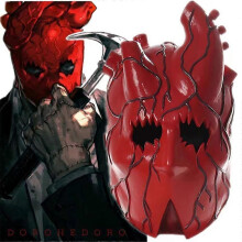 Scary Mask Cosplay Dorohedoro Shin Mask Horror Latex Mask Halloween Party Props