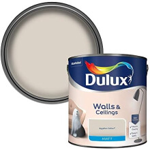 Dulux Walls & Ceilings Matt Emulsion Paint - Egyptian Cotton - 2.5L