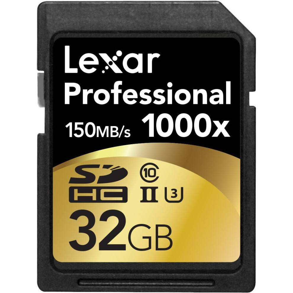 Carte SDHC UHS-II Lexar Professional 1000X 32 Go