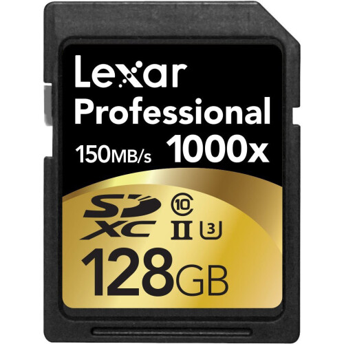 Lexar Lexar Professional 1000x 128GB SDXC UHS-II Card