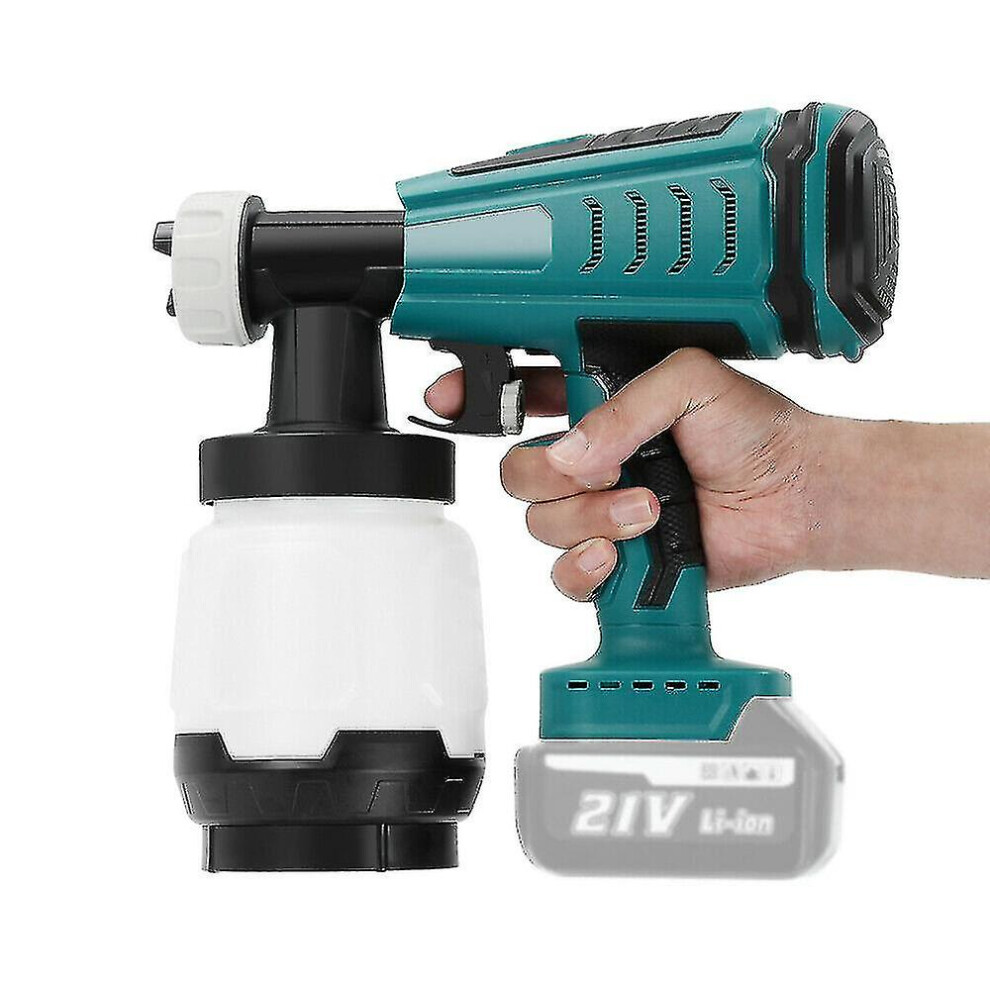Cordless High Pressure Paint Spray Gun Lightweight 1000Ml For Makita 18V Battery 8795862994476