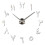 Creative Acrylic Diy Wall Clock Wall Clock Mirror Clock Wall Sticker Wall Sticker Clock Wall Clock Clock Silver 1