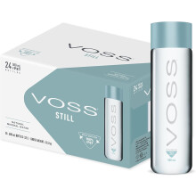VOSS UK Artesian Still Water - Natural, Pure Water in 24 x 500 ml PET Bottles (Bulk Pack)