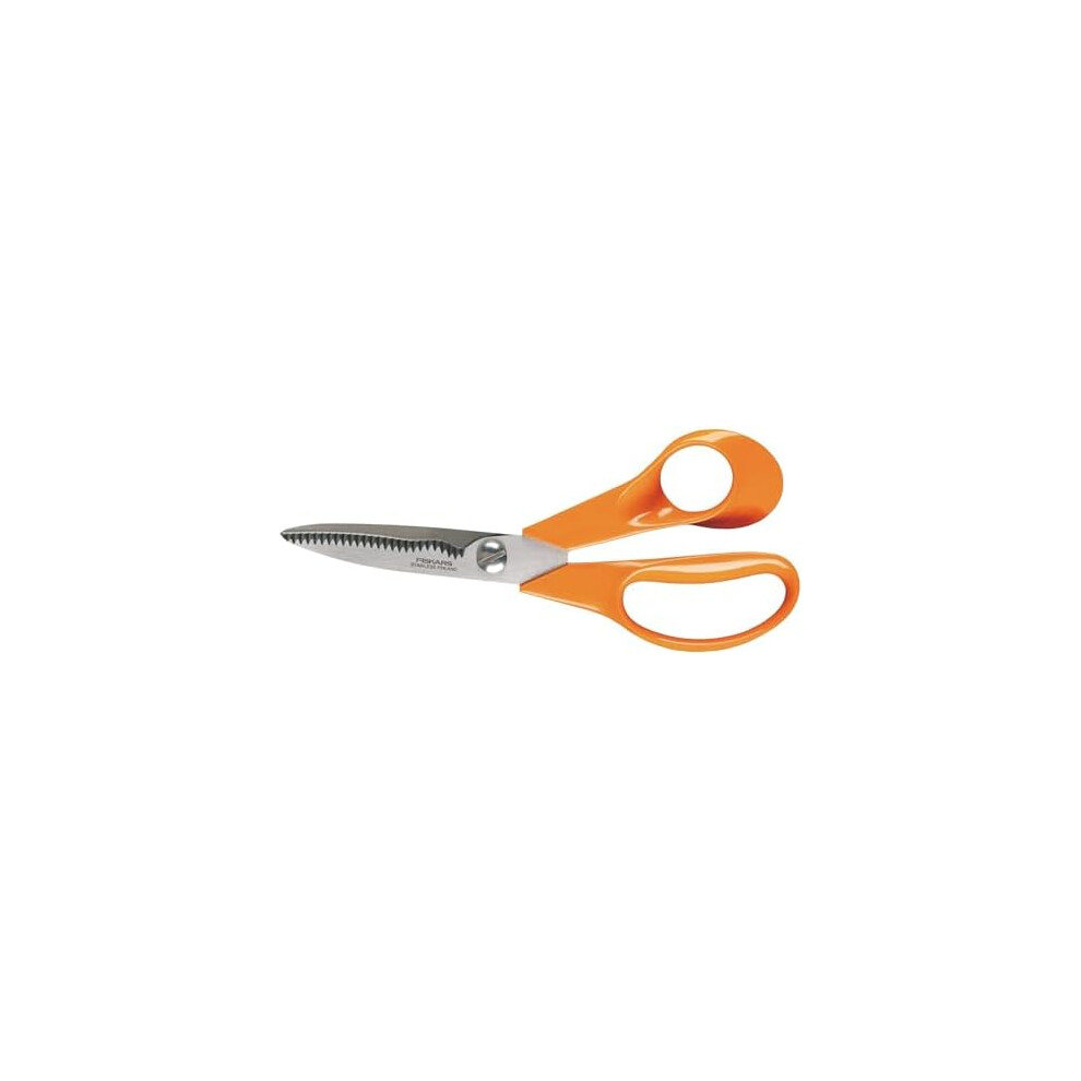 Fiskars Kitchen Scissors, Total Length: 18 cm, Steel/Synthetic Material, Classic, 1000819, Standard