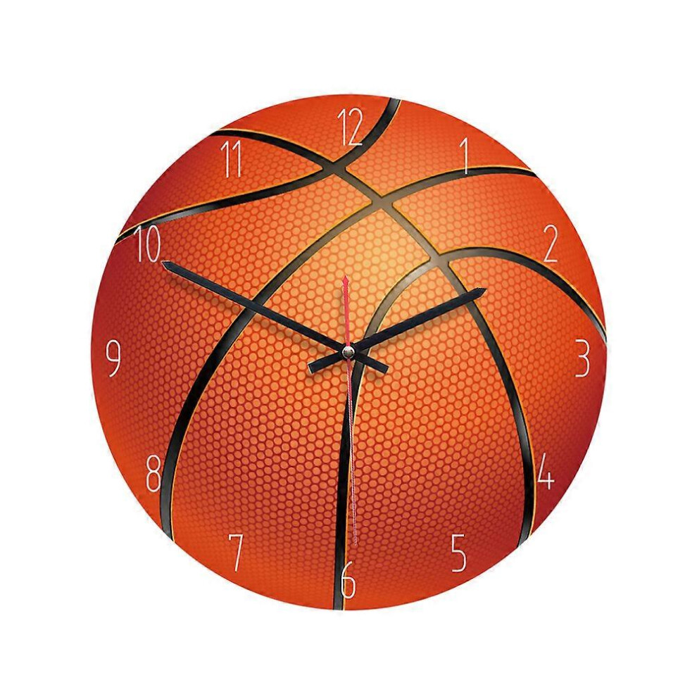 3d Wall Clock Office Clock Wall Hanging Wall Clock 3D DIY Wall Clock Basketball Hanging Clock Living Room Clock Wall