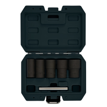 Draper 6PC IMP.WHEEL NUT SOCKET SET 12411 12411 Impact Wheel Nut Socket Set, 1/2" Sq. Dr. (6 Piece)