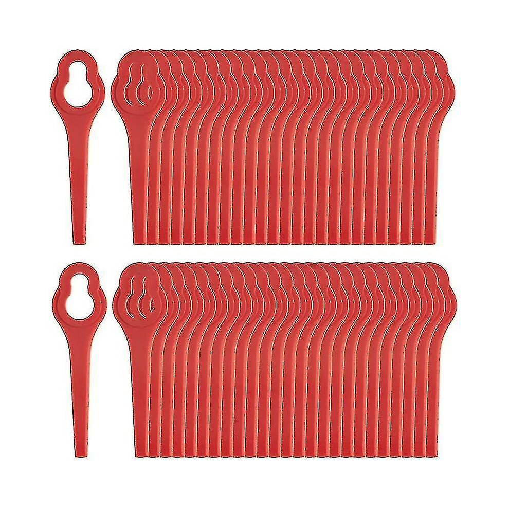 50Pcs Blades Compatible For Ferrex Aldi Far 20-I Edger, Replacement Blades For Ferrex Cordless Edger Ft 8795863001128