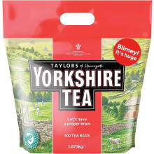 Yorkshire Tea Bags 1.875 Kg (600 tea bags)