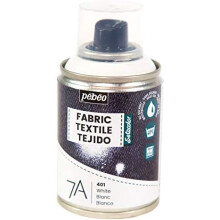 Pebeo - Fabric Paint Spray for Textiles 7A Spray Natural and synthetic fabrics Water-based Permanent Fabric Dye Machine-Washable 100 ml (Pack of 1)