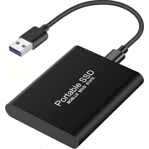 2tb Hard Drive, Portable External Hard Drive For Laptop (black)