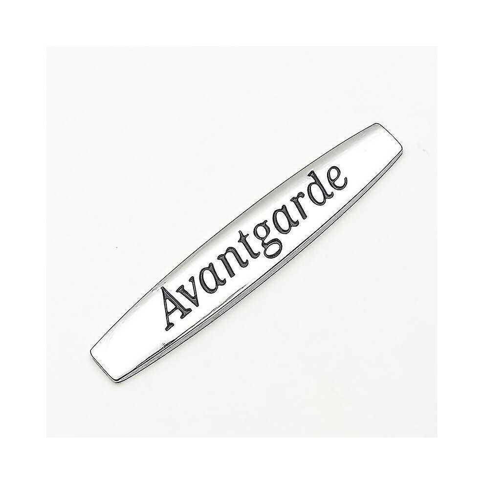 (Chrome 2Pcs) 2Pcs 3D Metal Logo Avantgarde Emblem Car Fender Badge For Mercedes Benz W205 W211 W212 W203 W204 Avantgarde Sticker Accessories 8795863012964