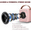 Portable Karaoke Machine with LED Lights & 2 Wireless Mics - Pink 4