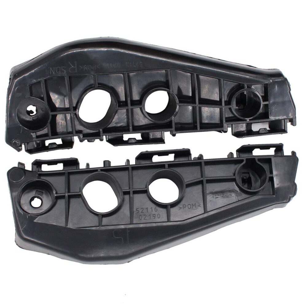 Newyall Pack Of 2 Front Left Driver And Right Passenger Side Bumper Support Bracket 743307070160