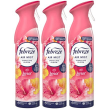 3 X 185 ml Febreze Air Mist Air Freshener Spray - Sparkling Bloom