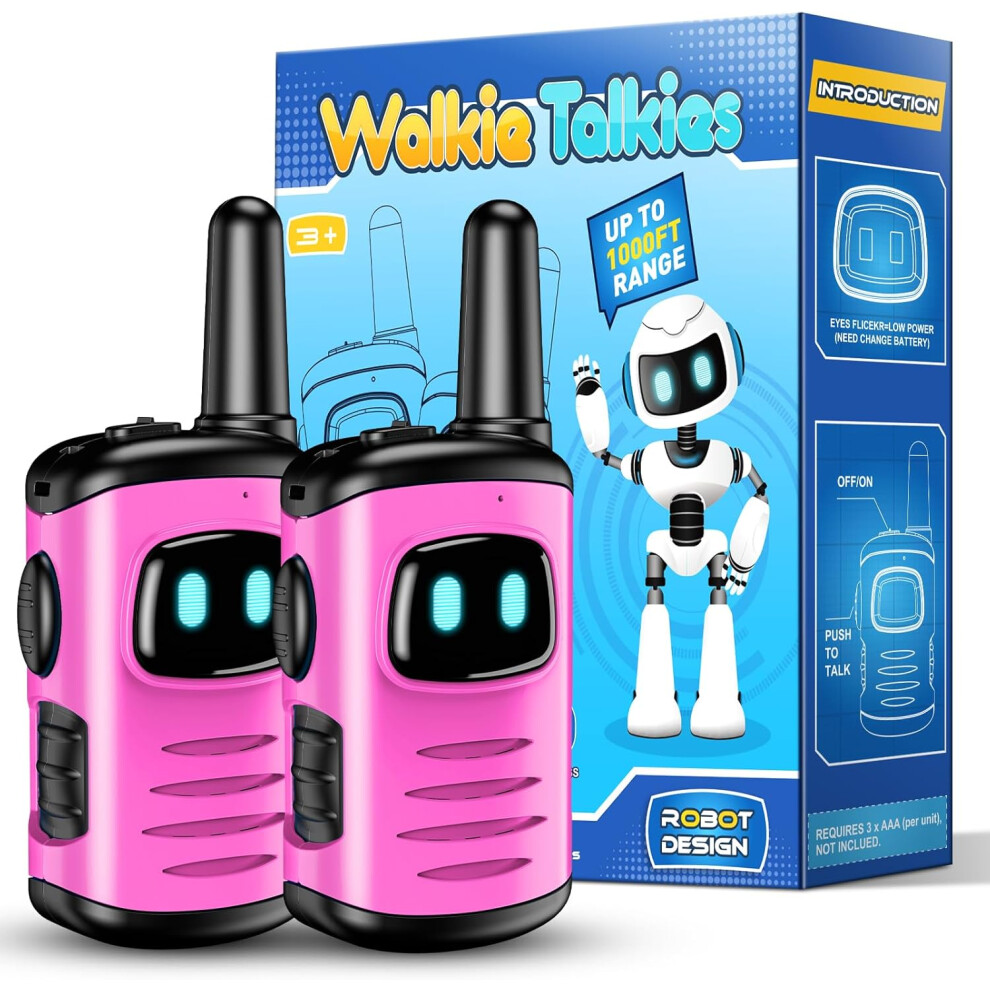 Walkie Talkies For Kids Toys, Gifts For Boys & Girls Ages Pink 742406924619