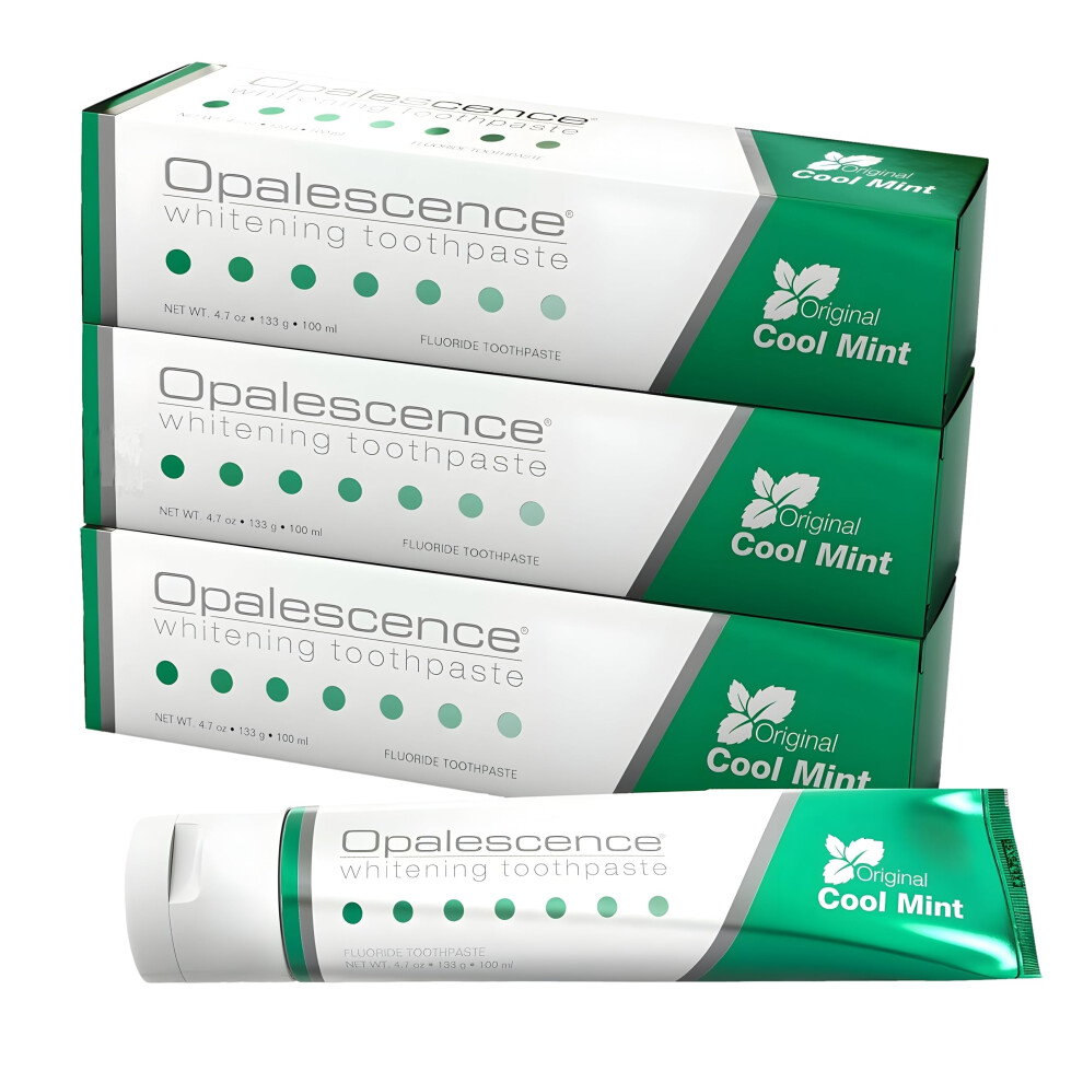 Opalescence Whitening Toothpaste Original Formula - Oral Care, Mint Flavor, Gluten Free - 4.7 Ounce (Pack Of 3)