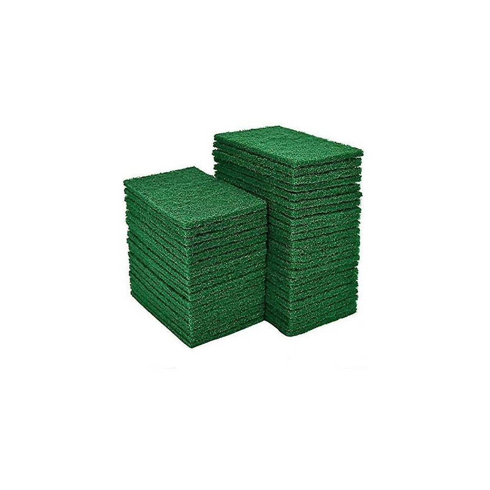 40 Pcs Scouring Pad, Dish Scrubber Scouring Pads,4.5 X 6 Inch Reusable Household Scrub Pads For Dishes, Kitchen Scrubbers Green