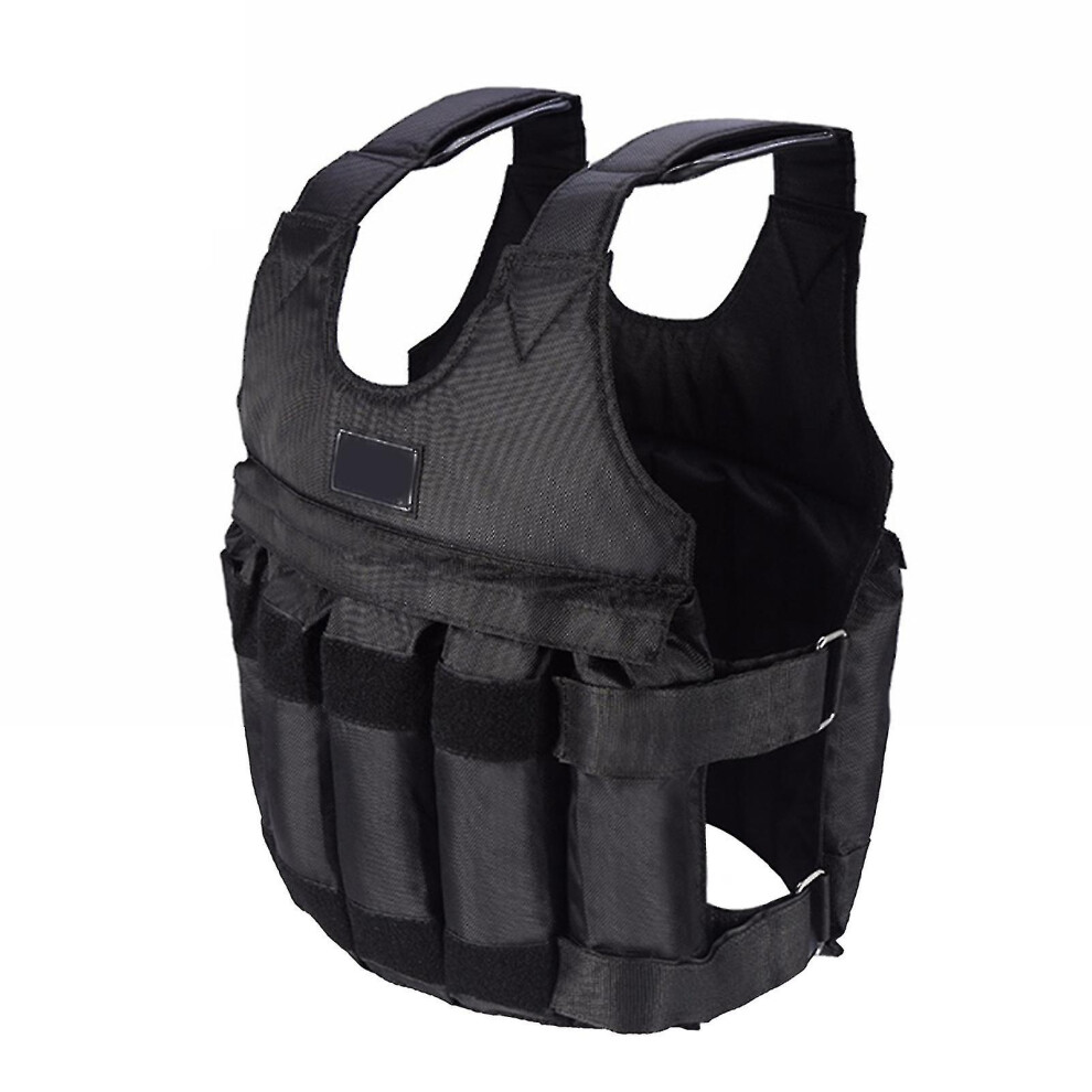 (20kg) Adjustable Fitness Weighted Vest 20kg 50kg Exercise Training Fitness Jacket Gym Workout Boxing