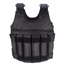 (50kg) Adjustable Fitness Weighted Vest 20kg 50kg Exercise Training Fitness Jacket Gym Workout Boxing