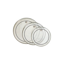 Remo PP-0910-PS Pinstripe Clear Tom Drumhead Pack - 12"""" 13"""" & 16""""