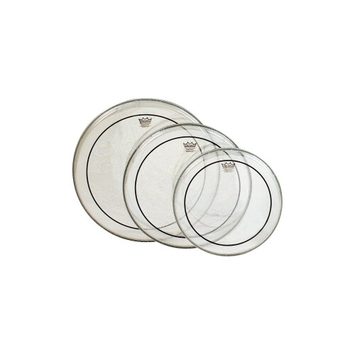 Remo PP-0910-PS Pinstripe Clear Tom Drumhead Pack - 12", 13" e 16"