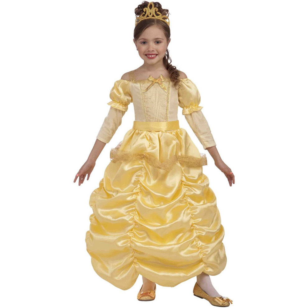 Forum Novelties Childs Beautiful Princess Costume, Gold, Large