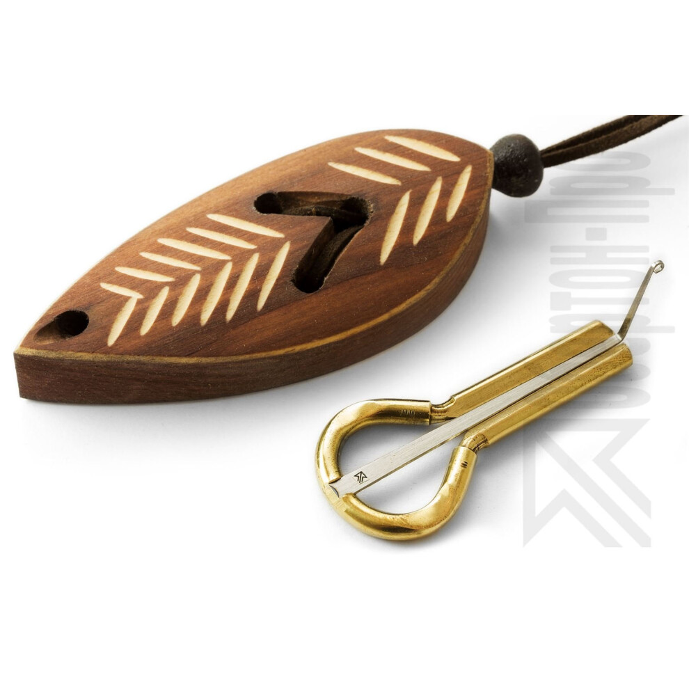Altay Jew's Harp for Beginners: P.Potkin's Komus +"Dark Leaf" wooden case